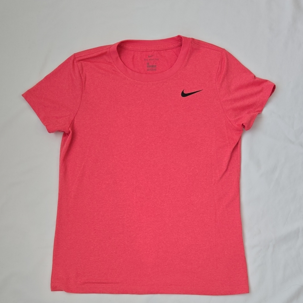 Nike Women's Bright Coral Dri-fit Short Sleeve Tee